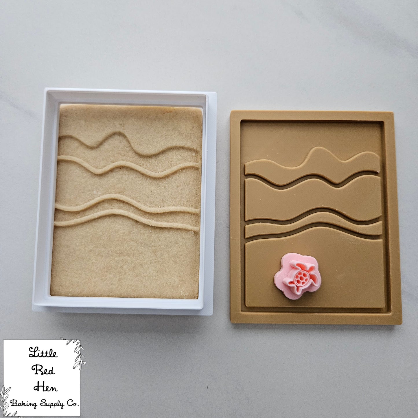 Beach DOUGH STAMP // READY TO FLOOD Stamp and Cookie Cutter Set