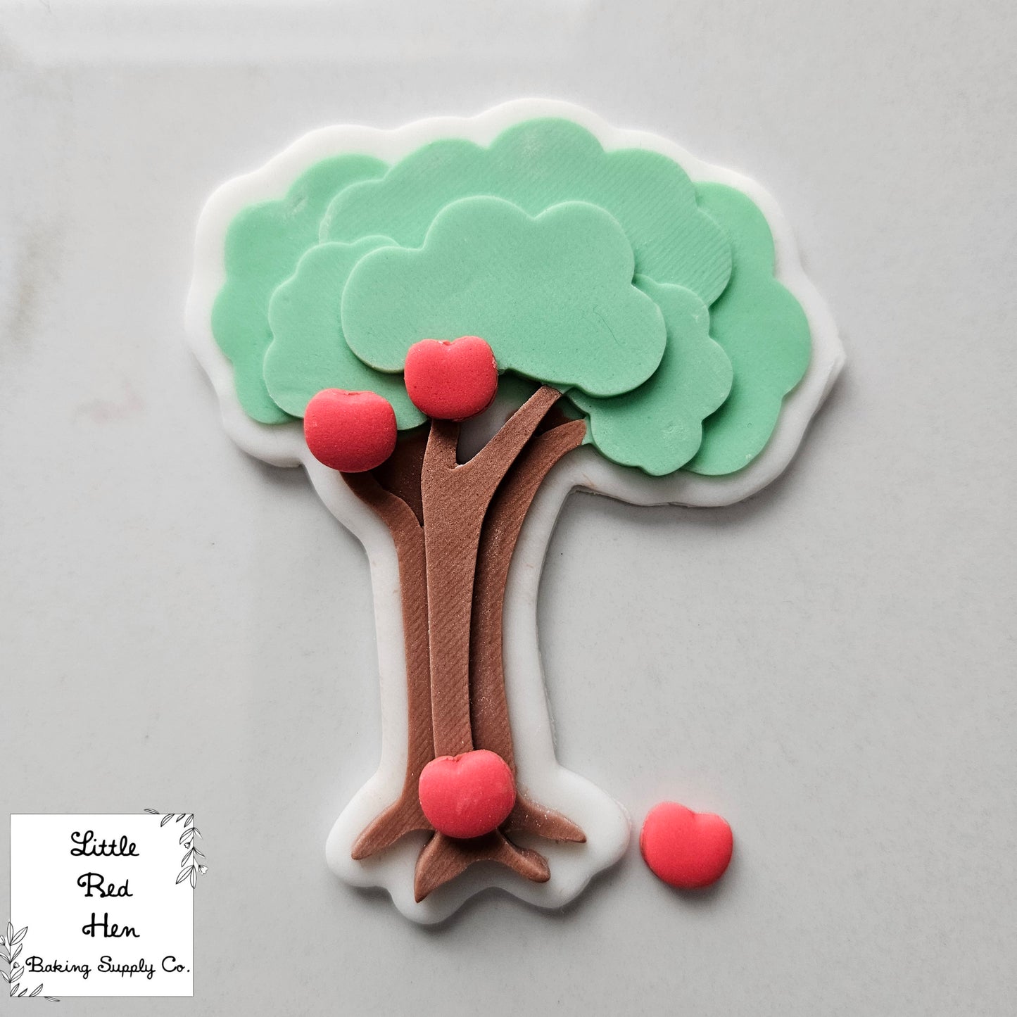 Apple Tree Fondant and Buttercream Stamp and Cutter Set