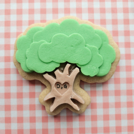 Sweetheart Tree Fondant and Buttercream Stamp and Cutter Set