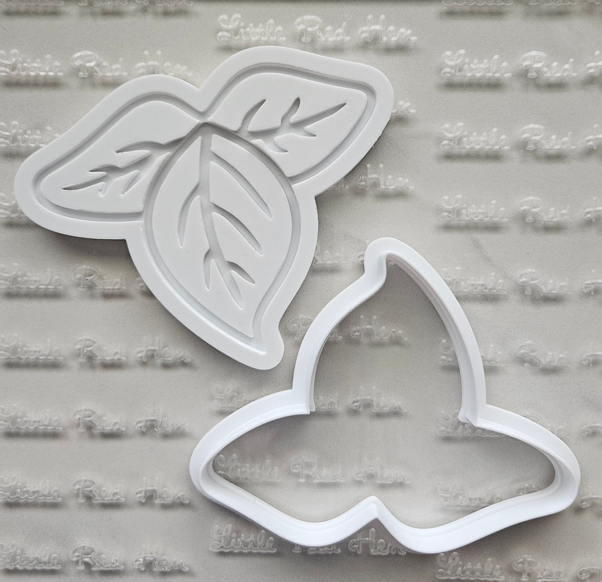 Lothlorien Leaf DOUGH STAMP // READY TO FLOOD Stamp and Cookie Cutter Set