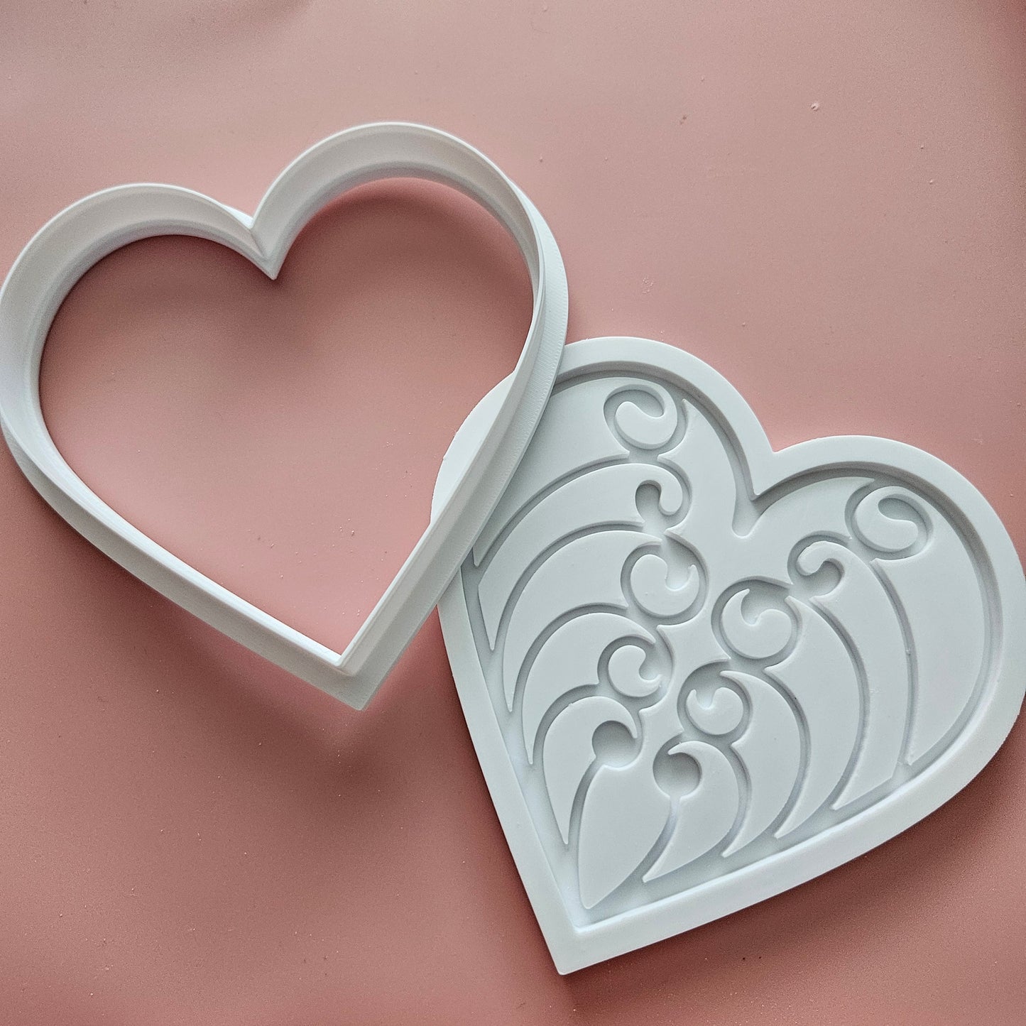 Heart Gate DOUGH STAMP // READY TO FLOOD Stamp and Cookie Cutter Set
