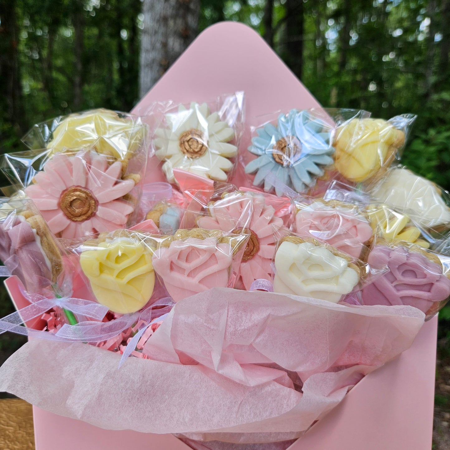 Daisy Blossom Bloom Buttercream Fondant Stamp and Cookie Cutter Set