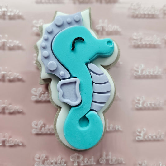 Seahorse Fondant and Buttercream Stamp and Cutter Set