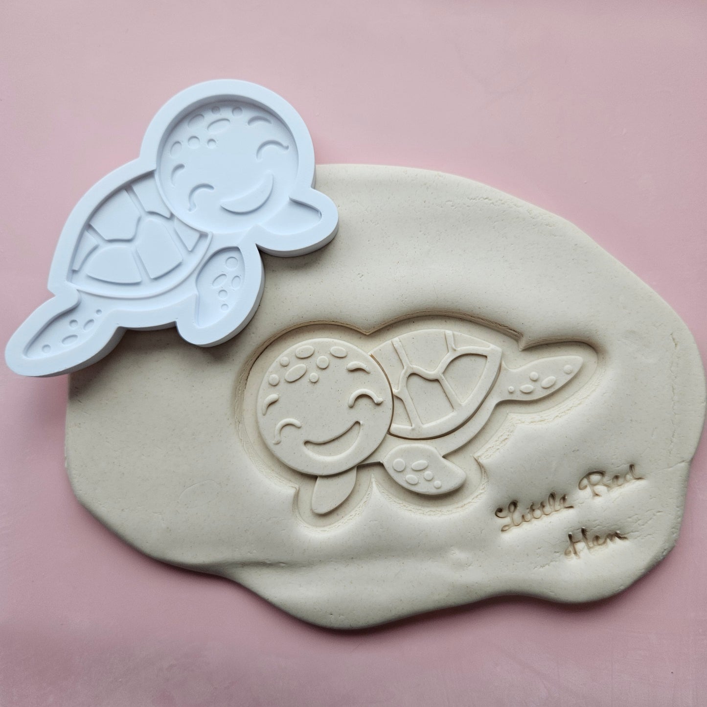 Sea Turtle Fondant and Buttercream Stamp and Cutter Set