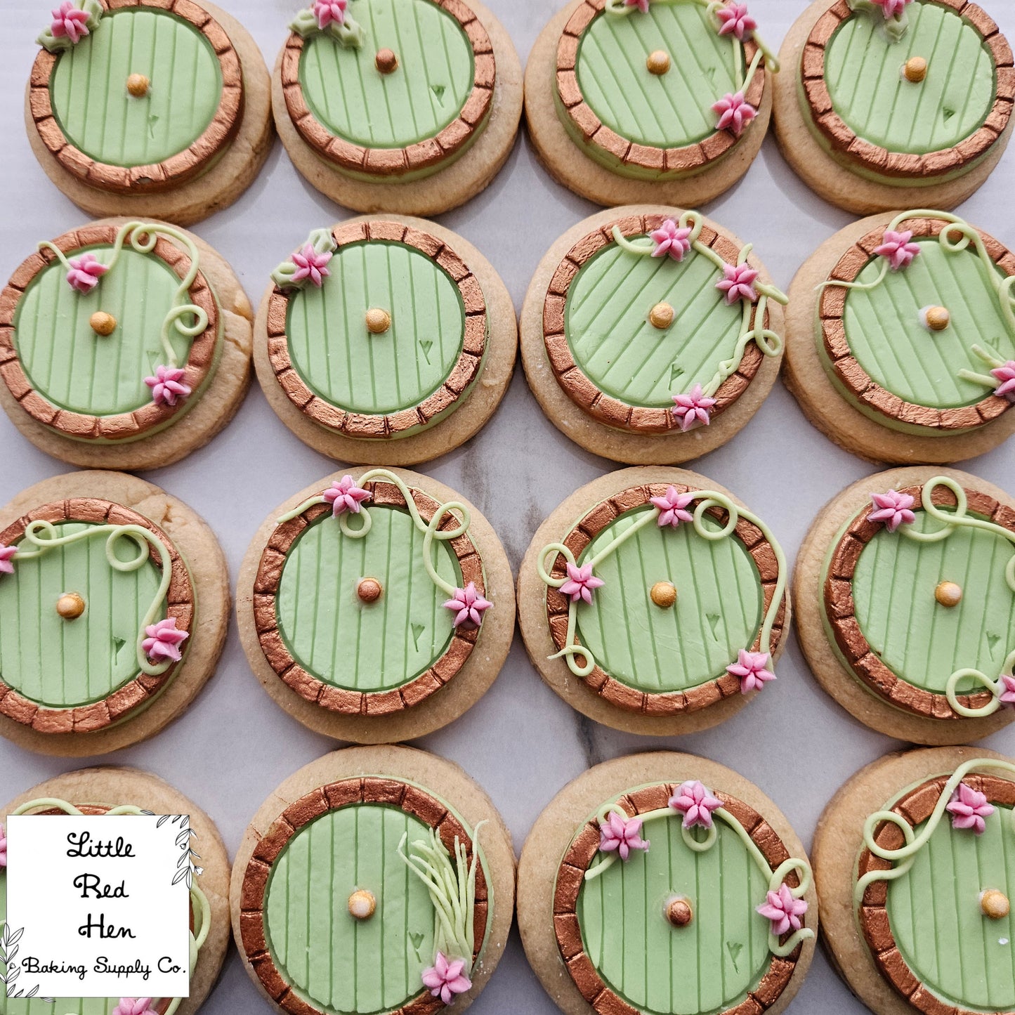 Hobbit Door Buttercream Stamp and Cutter Set