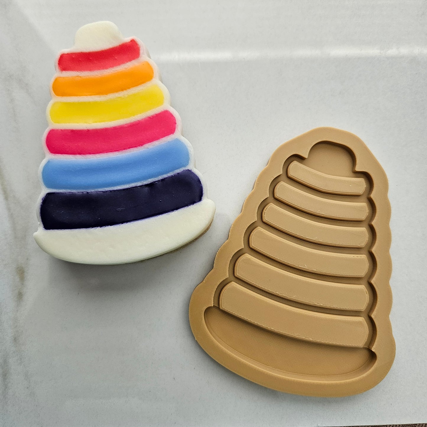 Stacking Rings READY TO FLOOD Buttercream Stamp and Cookie Cutter Set