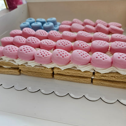 Berry Cake Buttercream Stamp and Cookie Cutter Set for Mega Cookie or Cookie Cake