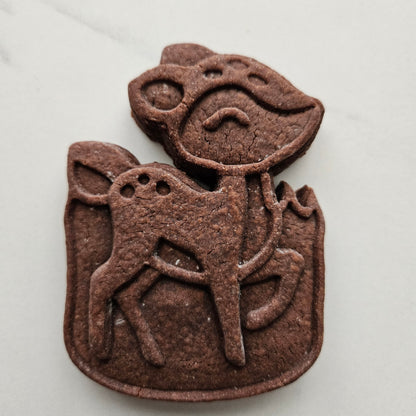 Deer DOUGH STAMP // READY TO FLOOD Stamp and Cookie Cutter Set