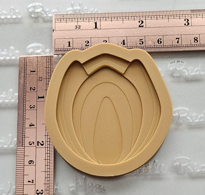 Tulip Blossom Bloom Buttercream Fondant Stamp and Cookie Cutter Set