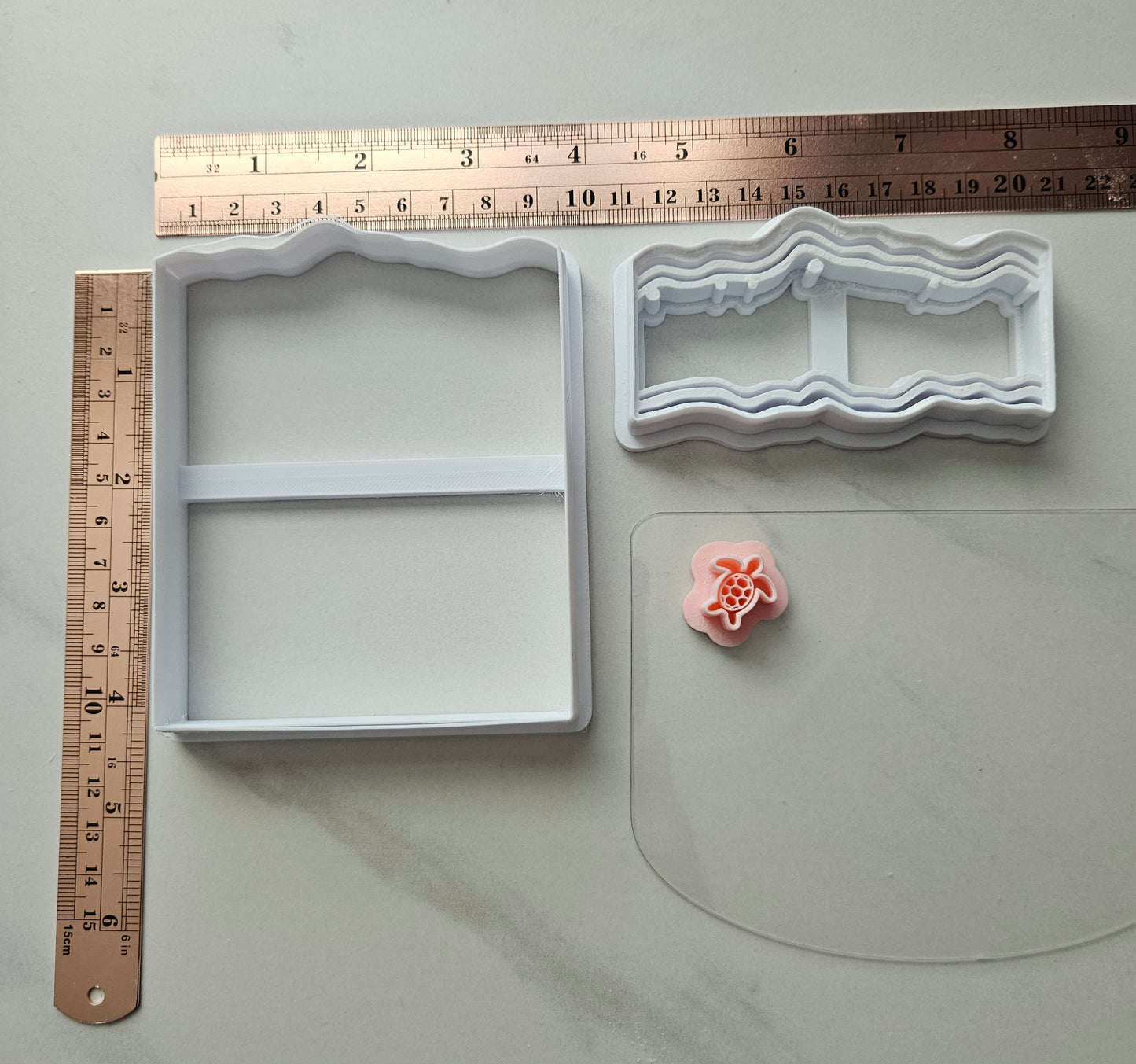 Beach Fondant and Buttercream Stamp and Cutter Set