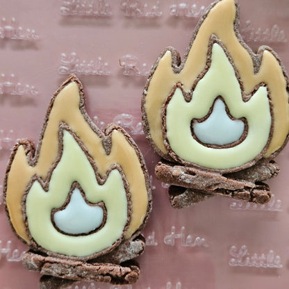 Camp Fire DOUGH STAMP // READY TO FLOOD Stamp and Cookie Cutter Set