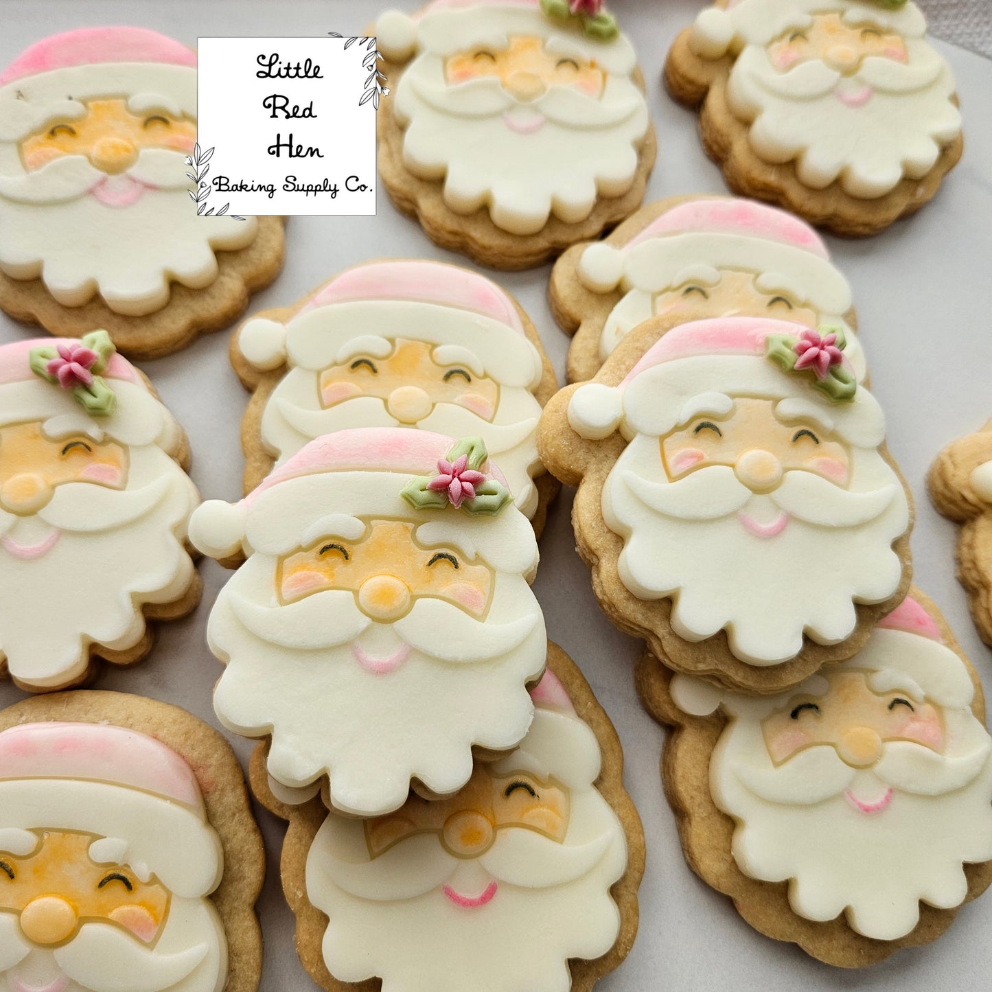 Santa Fondant amd Buttercream Stamp and Cutter Set