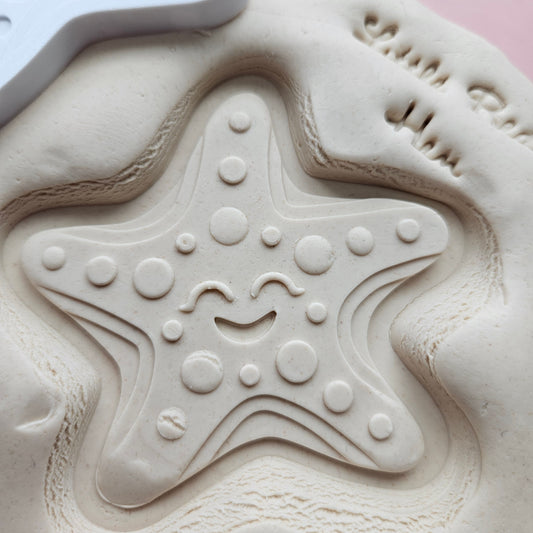 Starfish Fondant and Buttercream Stamp and Cutter Set