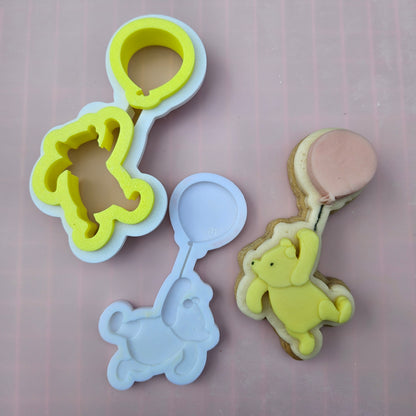 Silly Ol' Bear Buttercream and Fondant Stamp and Cutter Set