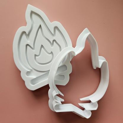Camp Fire DOUGH STAMP // READY TO FLOOD Stamp and Cookie Cutter Set