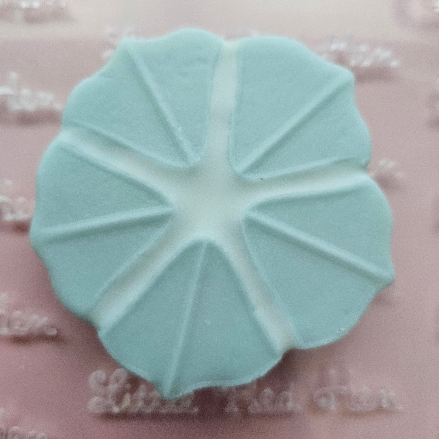 Morning Glory Blossom Bloom Buttercream Fondant Stamp and Cookie Cutter Set