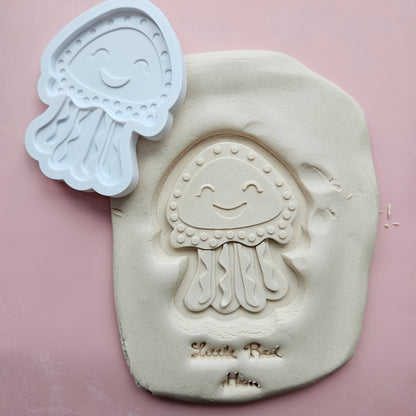 Jellyfish Fondant and Buttercream Stamp and Cutter Set