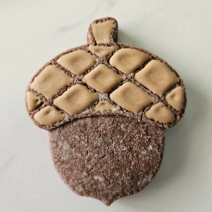 Acorn DOUGH STAMP // READY TO FLOOD Stamp and Cookie Cutter Set