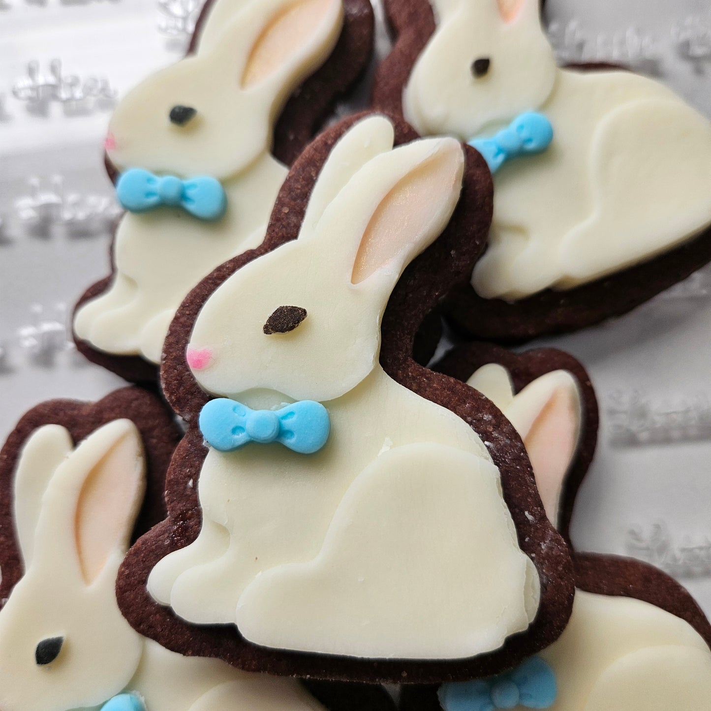 Easter Bunny Fondant and Buttercream Stamp and Cutter Set
