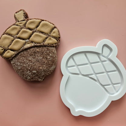Acorn DOUGH STAMP // READY TO FLOOD Stamp and Cookie Cutter Set