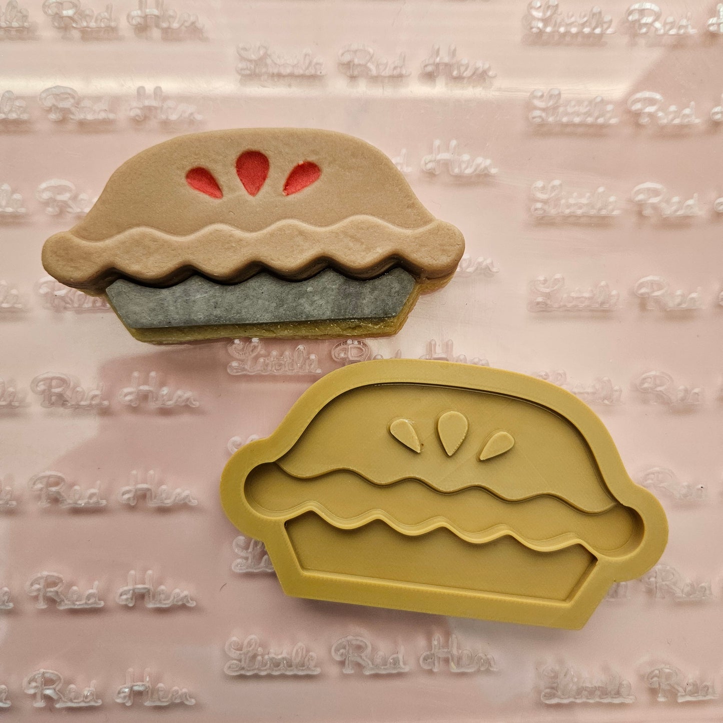 Pie Buttercream Stamp and Cookie Cutter Set