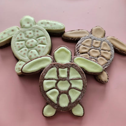 Sea Turtle DOUGH STAMP // READY TO FLOOD Stamp and Cookie Cutter Set