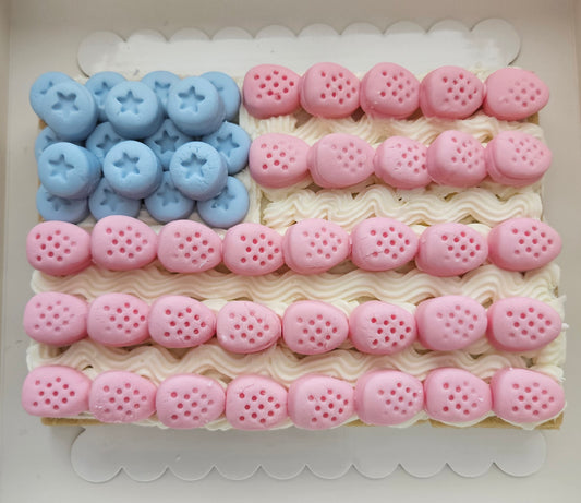 Berry Cake Buttercream Stamp and Cookie Cutter Set for Mega Cookie or Cookie Cake