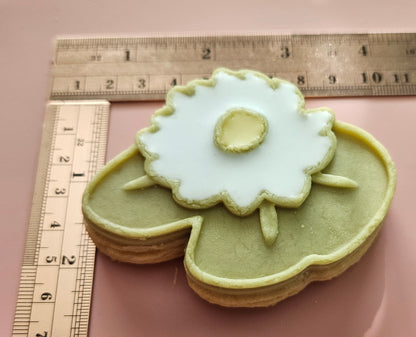 Lily Pad DOUGH STAMP // READY TO FLOOD Stamp and Cookie Cutter Set
