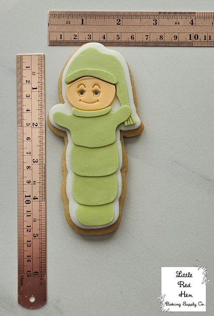 Glowworm Glow Worm Fondant and Buttercream Stamp and Cutter Set