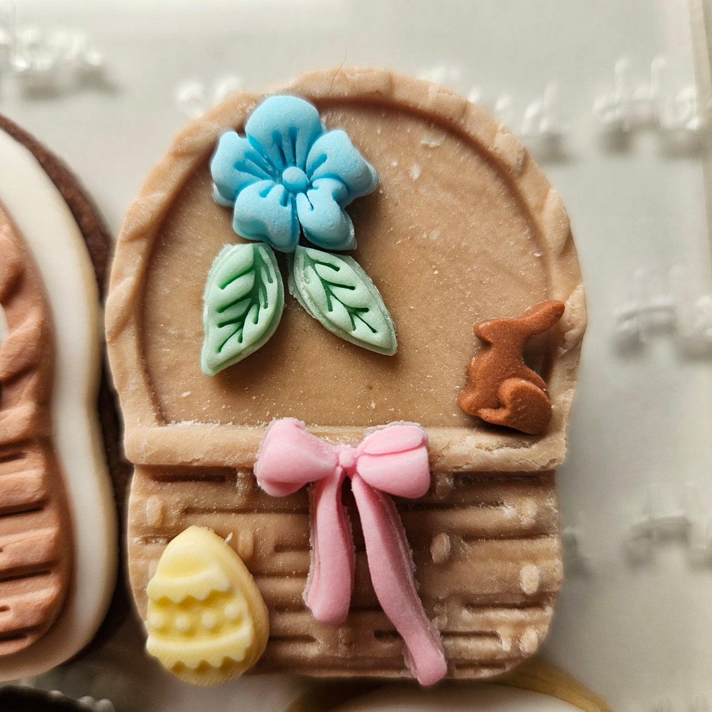 Easter Basket Fondant and Buttercream Stamp and Cutter DELUXE Set