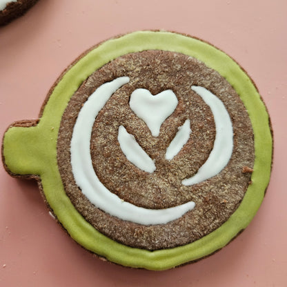 Cappuccino Top DOUGH STAMP // READY TO FLOOD Stamp and Cookie Cutter Set
