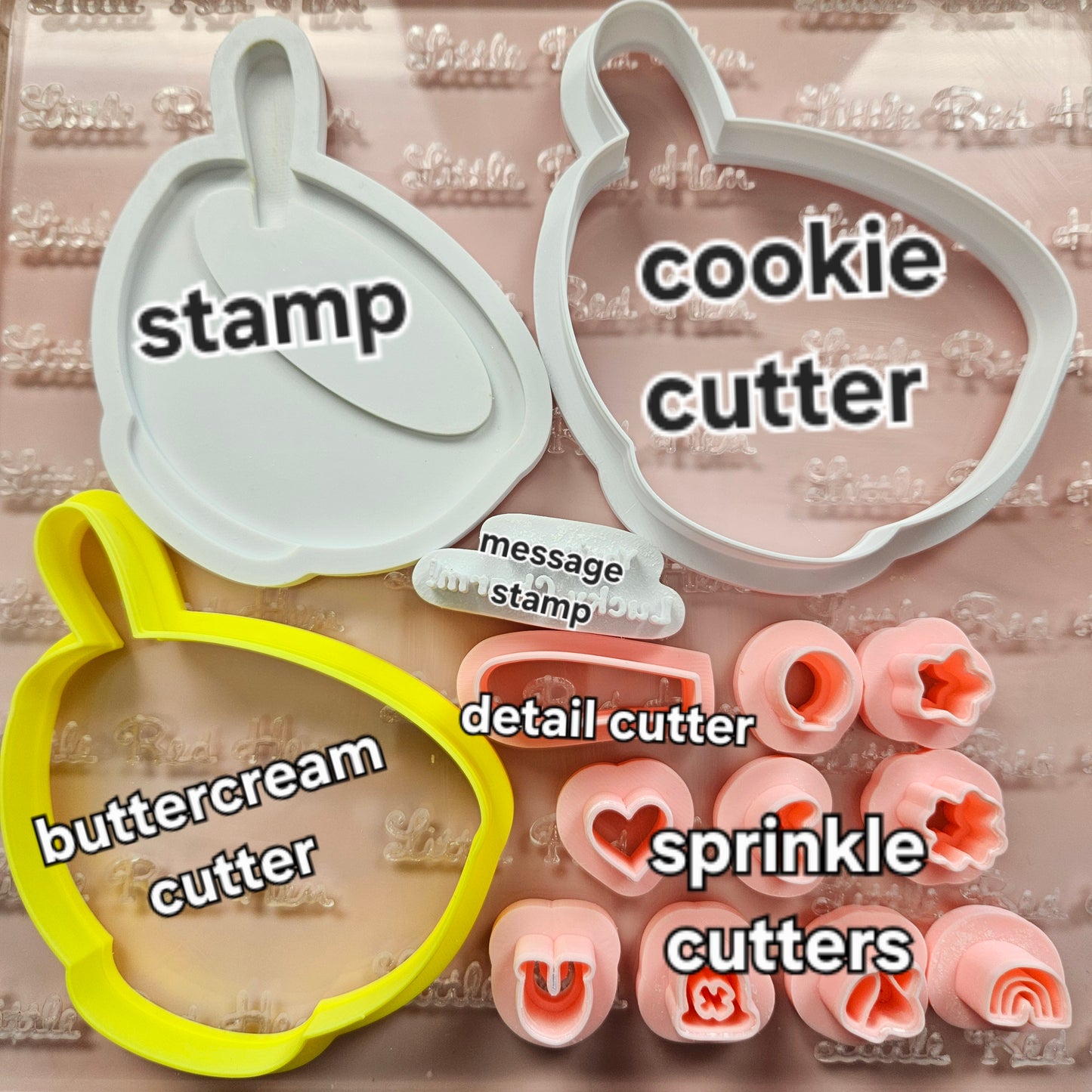 Lucky Charms Fondant and Buttercream Stamp and Cutter Set
