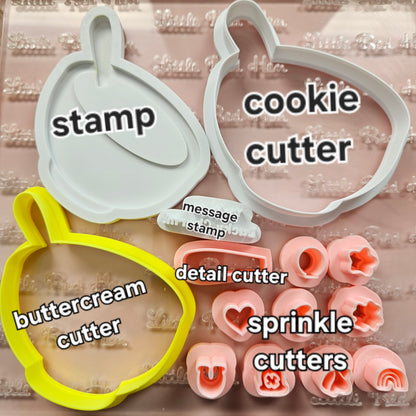 Lucky Charms Fondant and Buttercream Stamp and Cutter Set