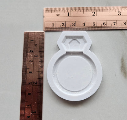 Engagement Ring Fondant and Buttercream Stamp and Cutter Set