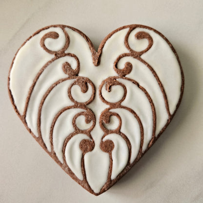 Heart Gate DOUGH STAMP // READY TO FLOOD Stamp and Cookie Cutter Set