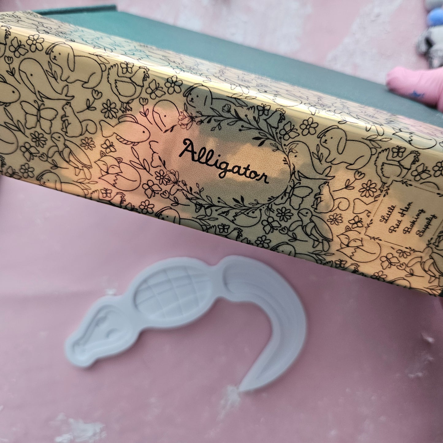 Alligator Fondant and Buttercream Stamp and Cutter Set
