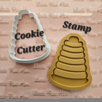 Stacking Rings READY TO FLOOD Buttercream Stamp and Cookie Cutter Set