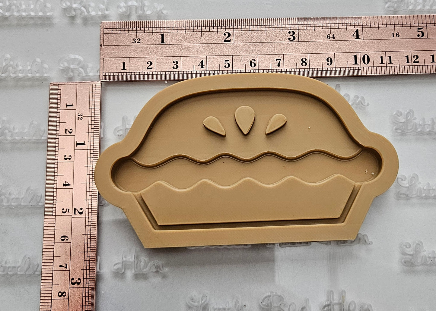 Cute Pie DOUGH STAMP // READY TO FLOOD Stamp and Cookie Cutter Set