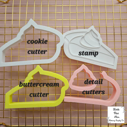 Pumpkin Pie Fondant and Buttercream Stamp and Cutter Set