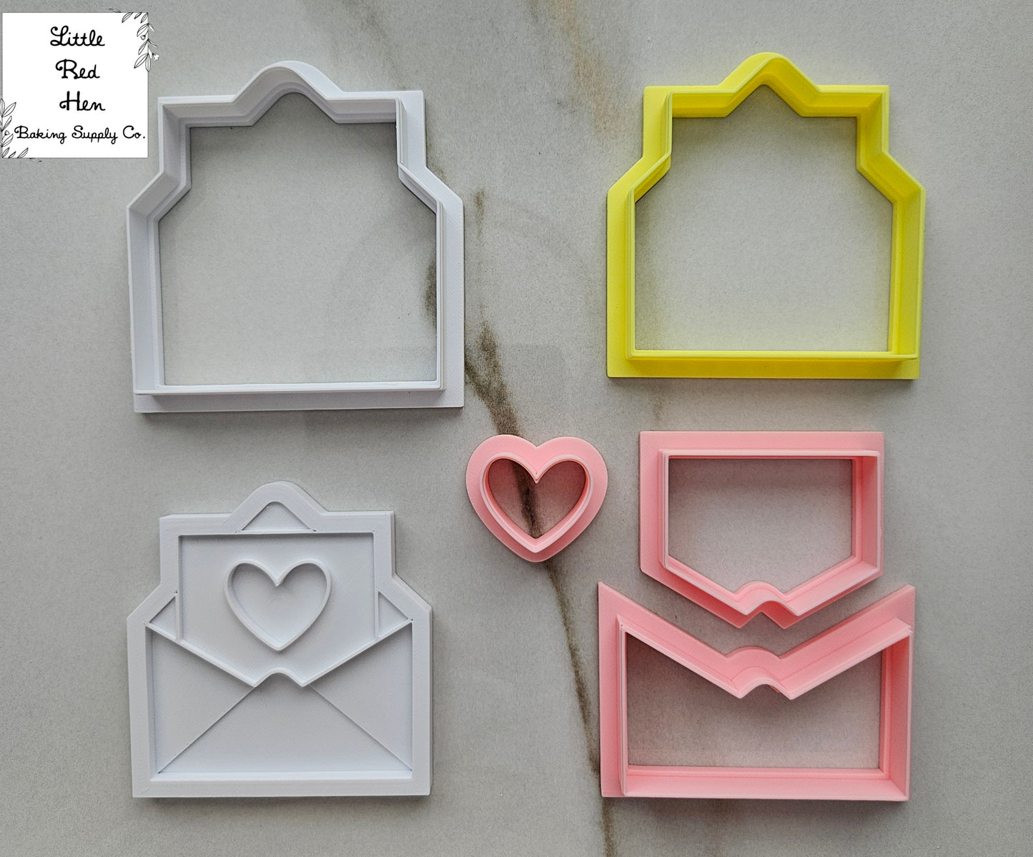 Valentine Fondant and Buttercream Stamp and Cutter Set