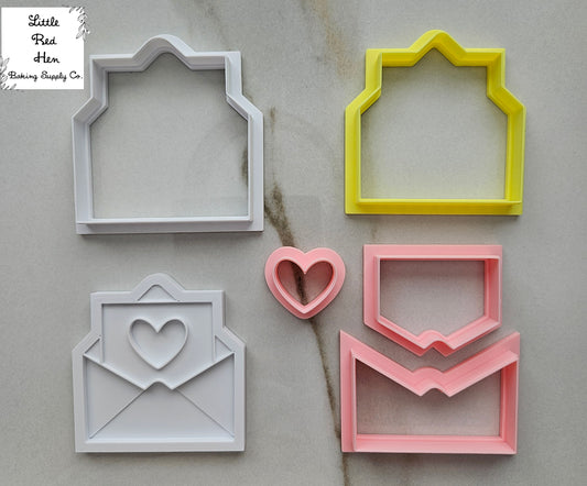 Valentine Fondant and Buttercream Stamp and Cutter Set