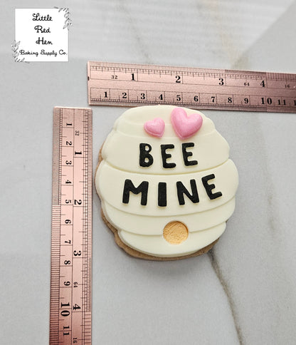 Bee Hive Fondant and Buttercream Stamp and Cutter Set