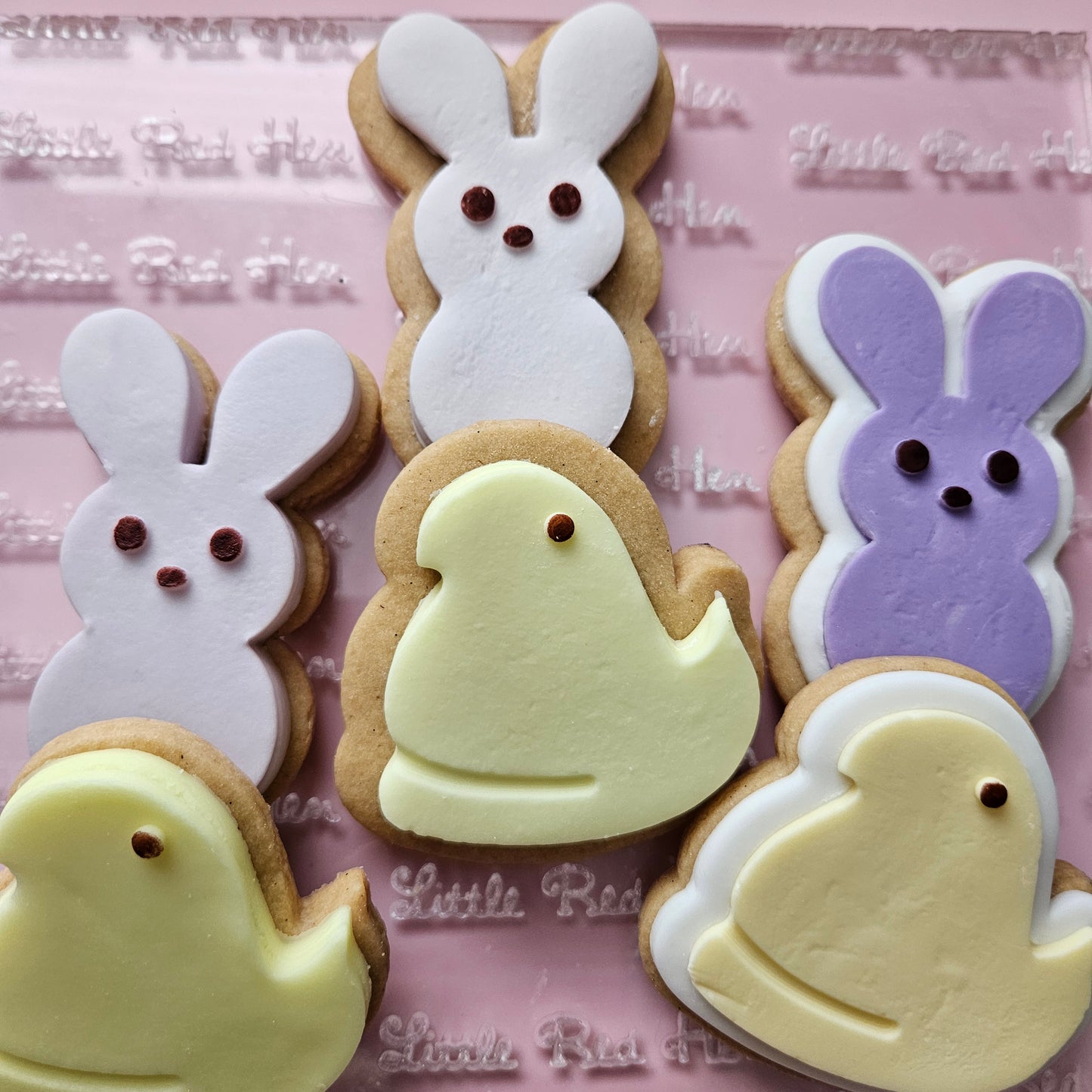 Peeps Chick Easter Buttercream Fondant Stamp and Cookie Cutter Set