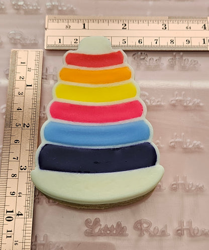 Stacking Rings READY TO FLOOD Buttercream Stamp and Cookie Cutter Set