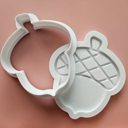Acorn DOUGH STAMP // READY TO FLOOD Stamp and Cookie Cutter Set