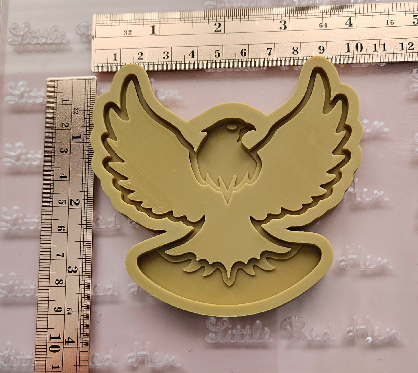 Americana Eagle READY TO FLOOD Buttercream Fondant Stamp and Cookie Cutter Set