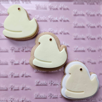 Peeps Chick Easter Buttercream Fondant Stamp and Cookie Cutter Set