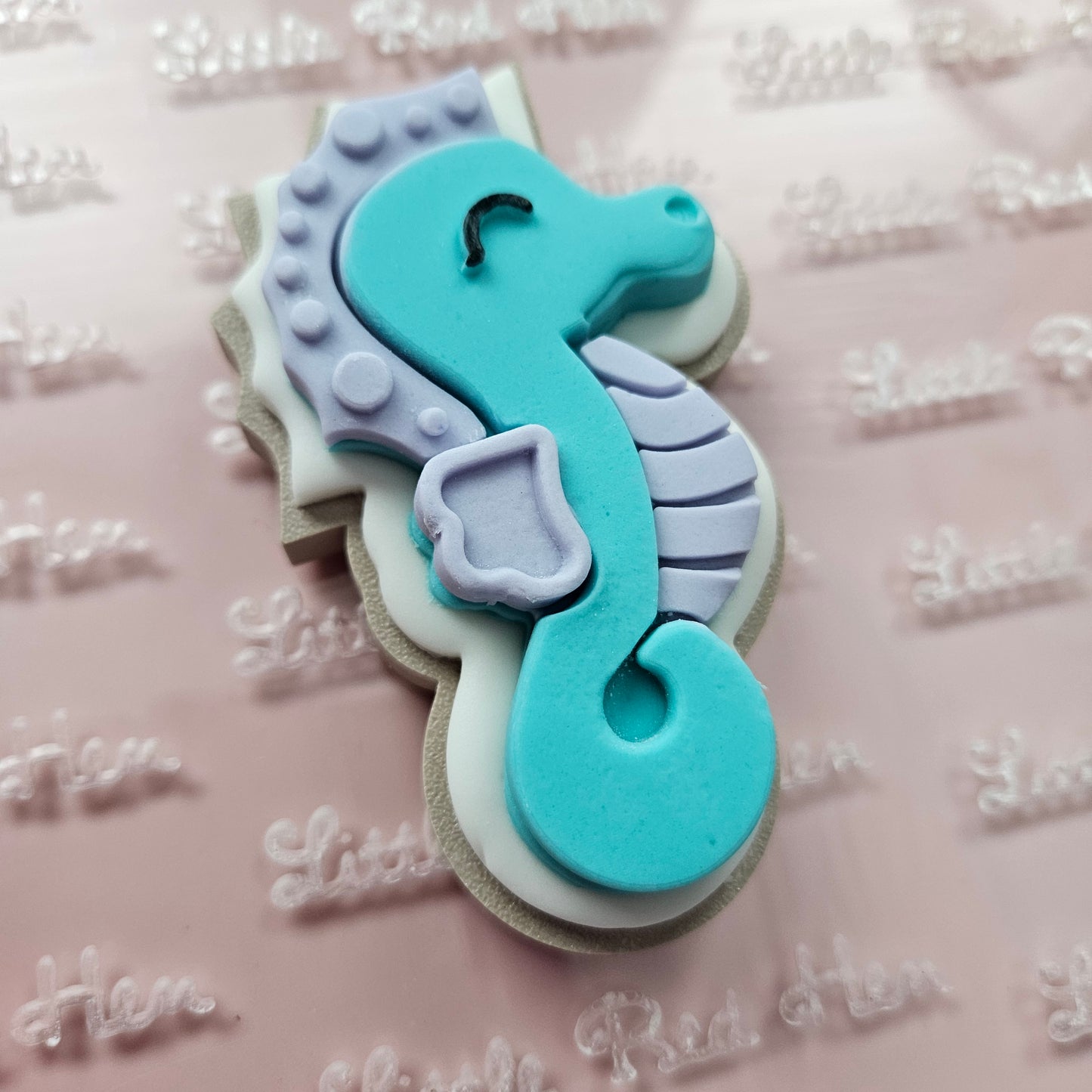 Seahorse Fondant and Buttercream Stamp and Cutter Set