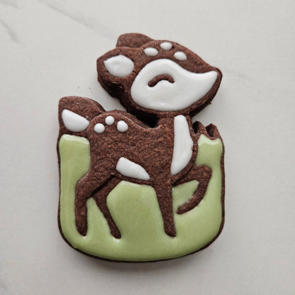Deer DOUGH STAMP // READY TO FLOOD Stamp and Cookie Cutter Set
