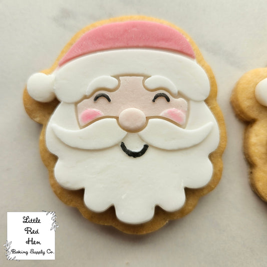 Santa Fondant amd Buttercream Stamp and Cutter Set
